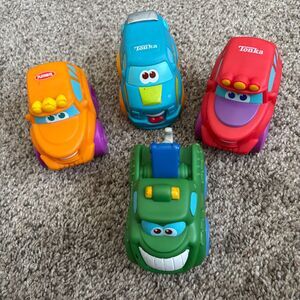 Lot Of 4 Hasbro Chunk & Friends Sturdy Tonka Toy Trucks Pre School Play Set